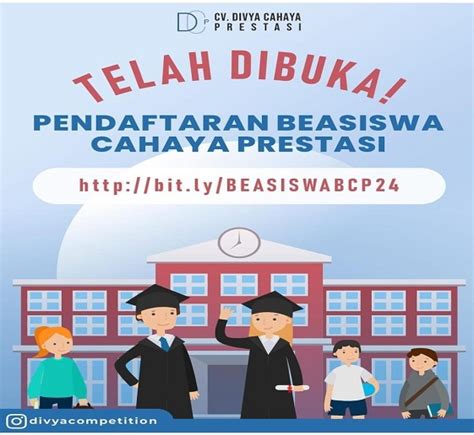 pendaftaran beasiswa cahaya prestasi 2024.